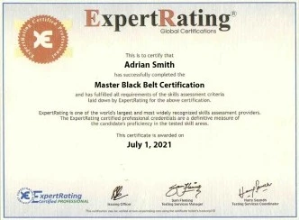 Master Black Belt Certification - $99.99, Online Master Black Belt Training