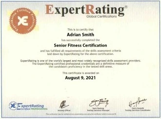 Online Senior Fitness Certification Alternative