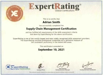 Supply Chain Management Certification $69 99 Supply Chain
