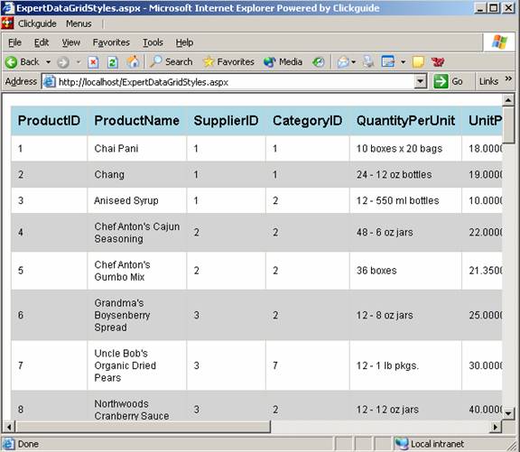 Asp Net Datagrid Itemdatabound Example